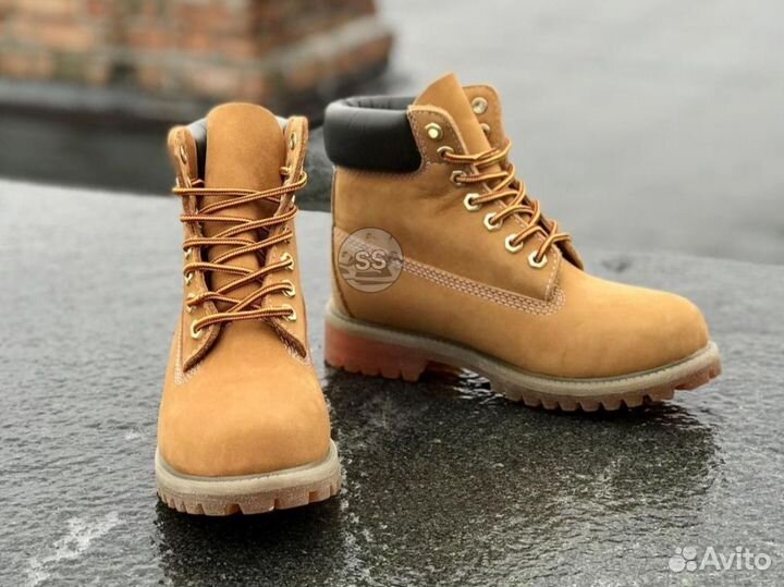 Ботинки Timberland рыжие