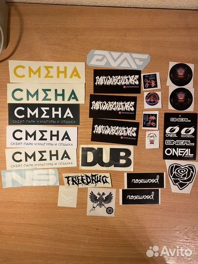 BMX стикер пак дербан