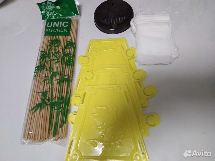 Чайные фильтр пакеты 29 шт, шпажки для шашлыков