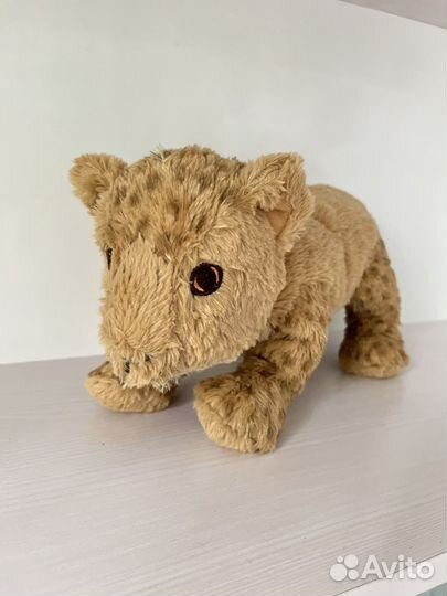 Мягкие игрушки IKEA панда и леопард