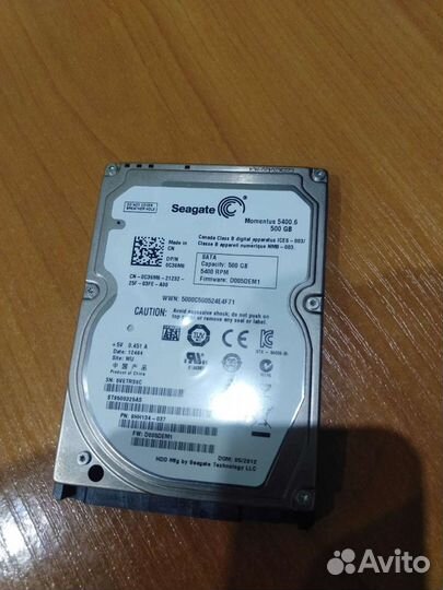 Жесткий диск Seagate 500гб