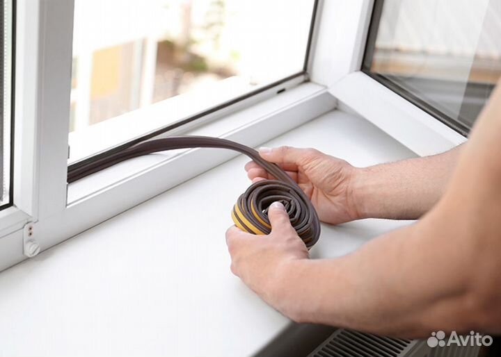 Замена уплотнителя в пластиковых окнах