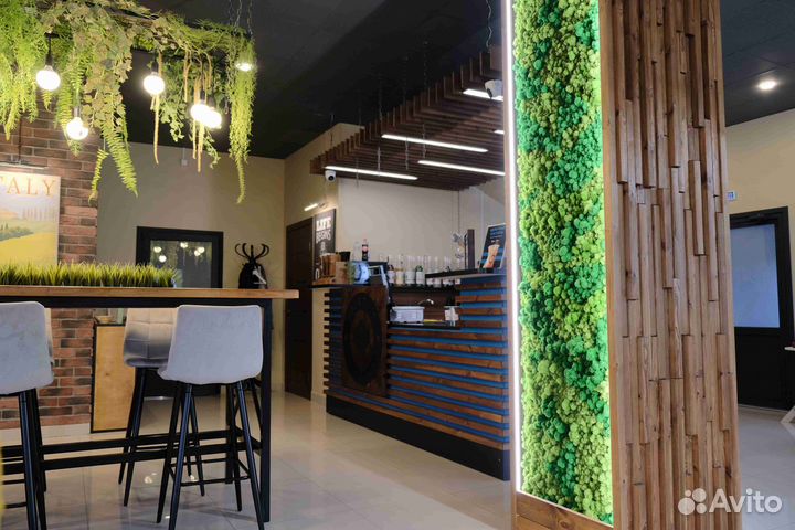 Кофейня 80м2 по франшизе. Доход до 500 000 р./мес