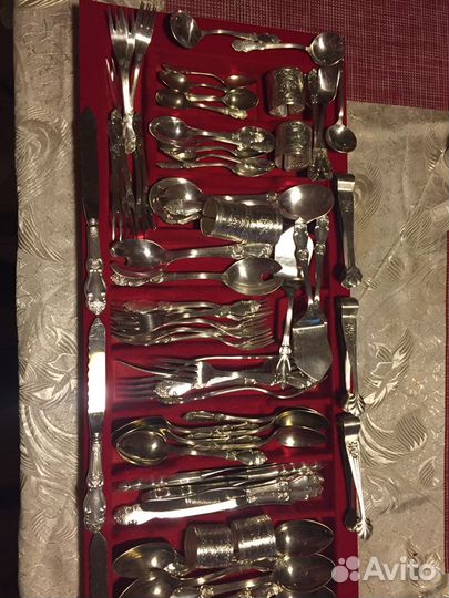 Столовые приборы из мельхиора Кольчугино новые