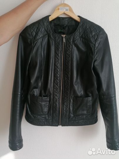 Куртка benetton кожа