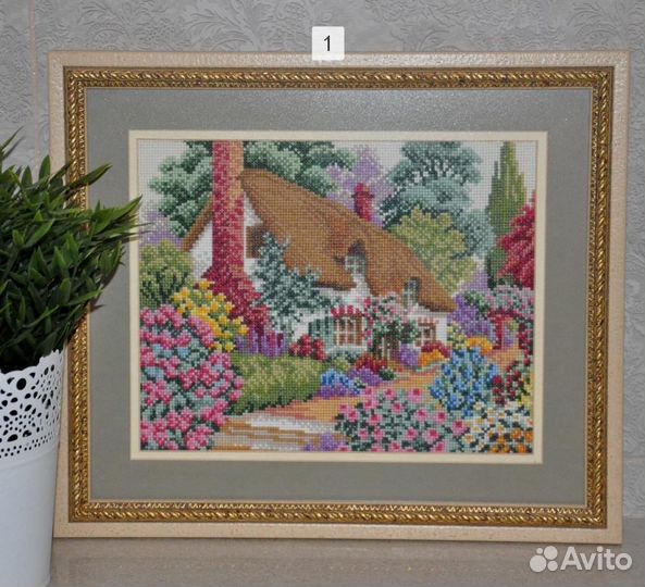 Вышитые картины (крестиком) ручная работа