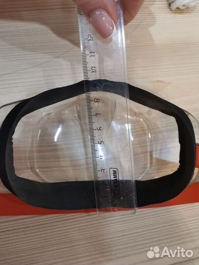 Маска для подводного плавания в ластах