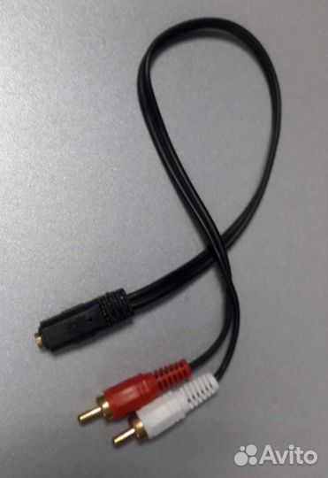 Переходник 2RCA - гнездо 3.5