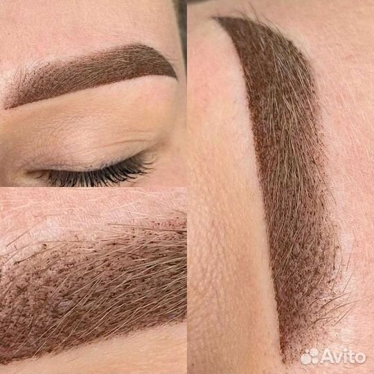 Перманентный макияж бровей губ и век татуаж