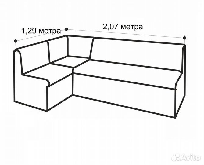 Кухонный уголок со спальным местом Верона (новый)