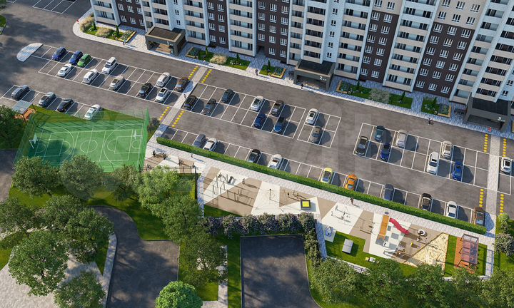 2-к. квартира, 40,2 м², 2/16 эт.