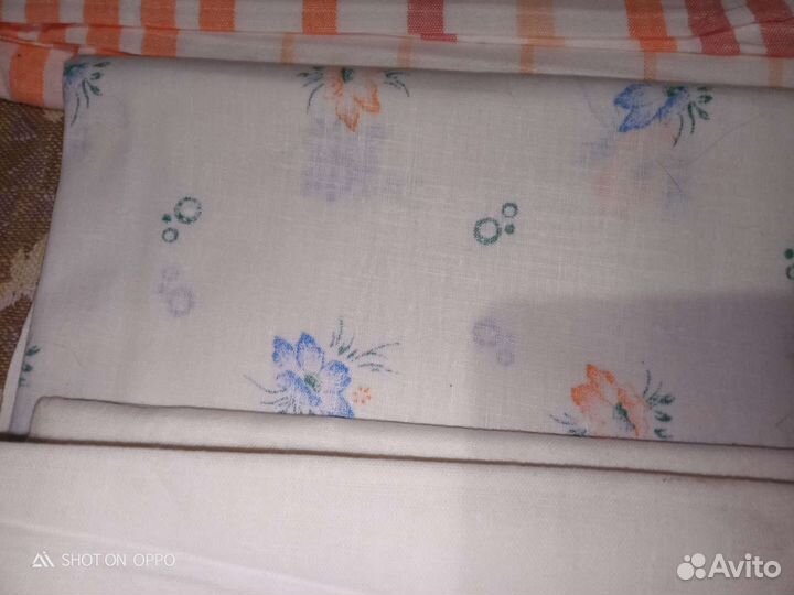 Простыни льняная, хлопок СССР