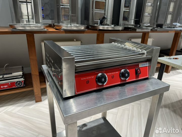 Гриль роликовый для сосисок