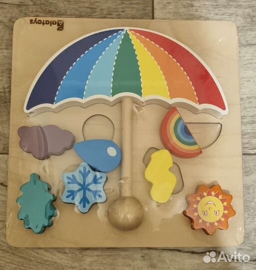 Деревянные пазлы вкладыши