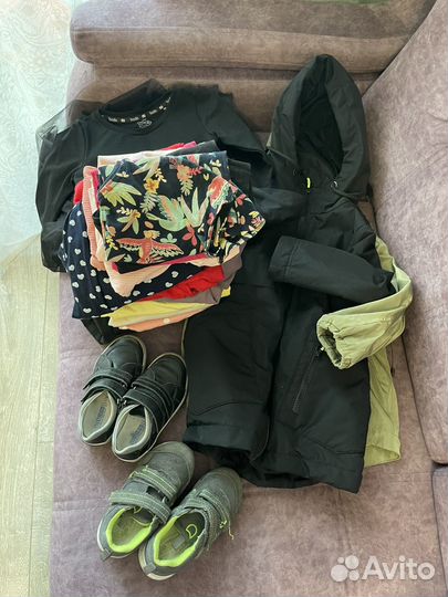 Вещи для девочки пакетом 98-104