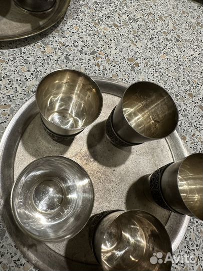 Стопки и поднос СССР