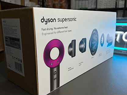 Фен Dyson 1:1 Supersonic HD08, 1600Вт, цвет фуксия