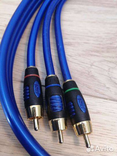 Видео кабель коаксиальный тройной тюльпан ixos 75