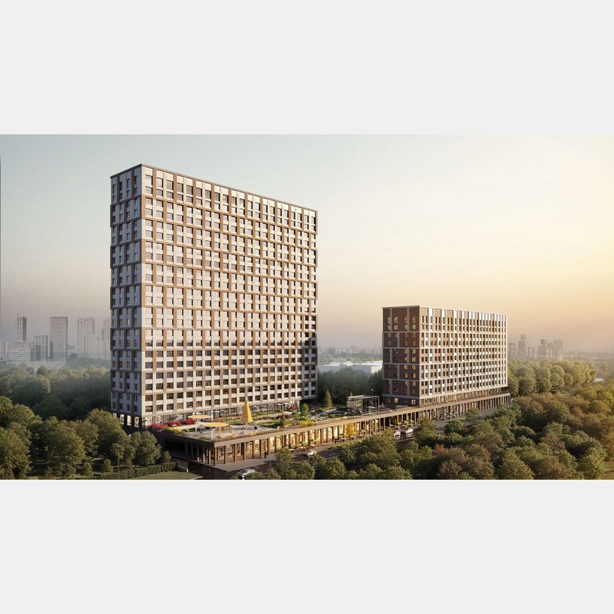 2-к. квартира, 55,8 м², 5/24 эт.