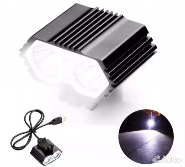 Фонарь для велосипеда USB