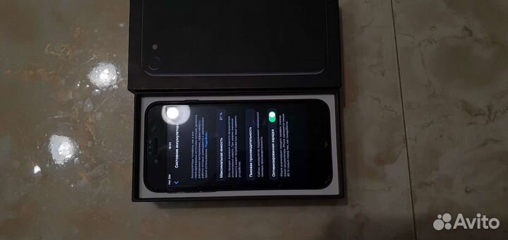 iPhone 7 Jet black 256 гб