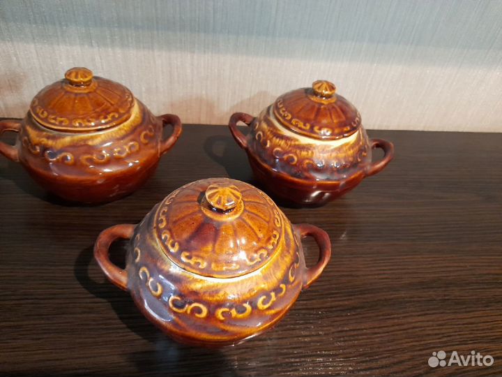 Горшочки глиняные для запекания