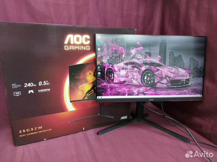 Игровой монитор AOC 240гц/FHD/24.5