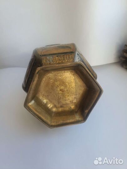 Ваза латунь