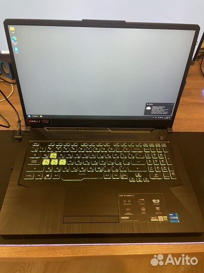 Игровой ноутбук asus tuf gaming f17