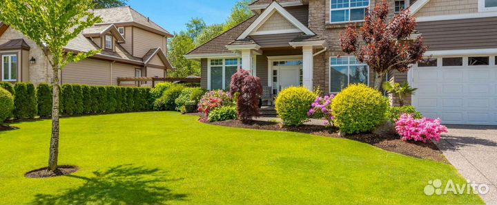 Рулонный газон от производителя - укладка