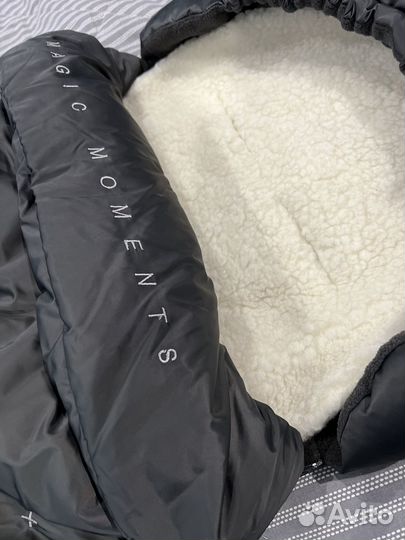 Конверт зимний для новорожденного happy baby