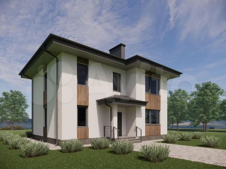 Коттедж 130 м² на участке 9 сот.