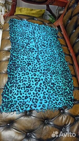 Палантин dolce gabbana леопард градиент италия