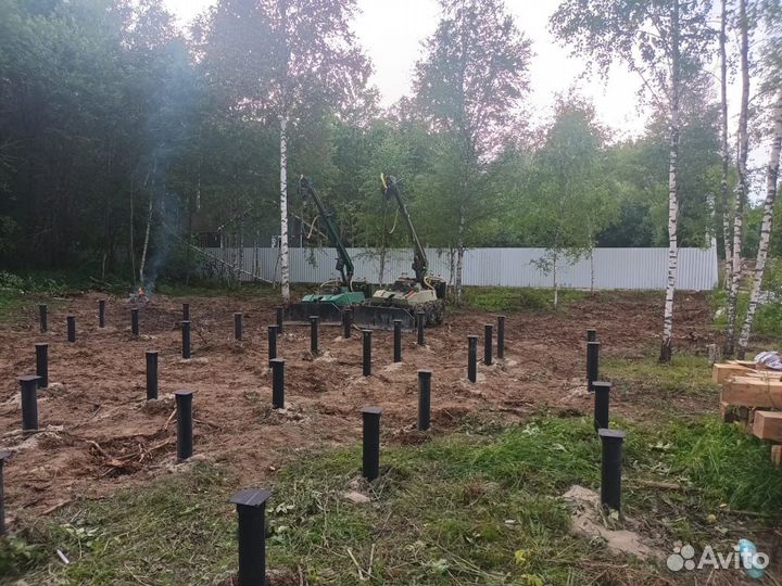 Винтовые сваи под ключ,монтаж,продажа