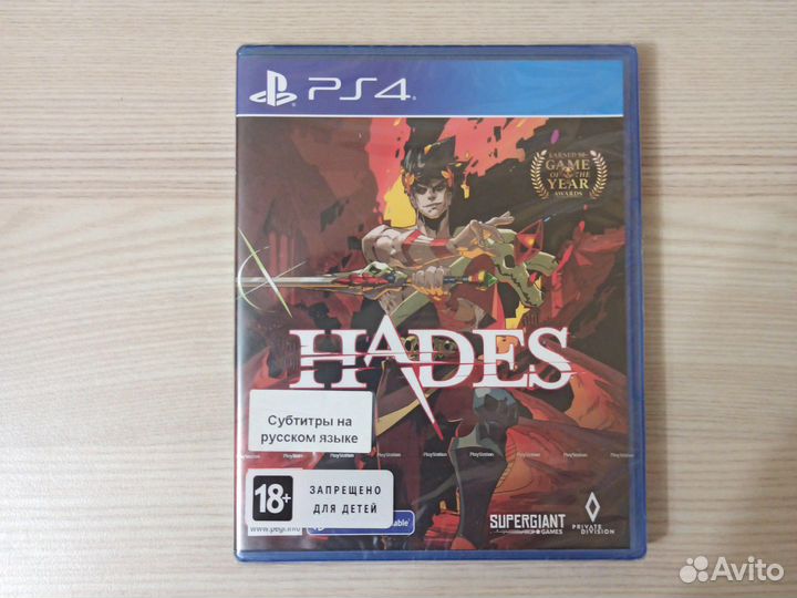 Hades ps4/5 диск новый