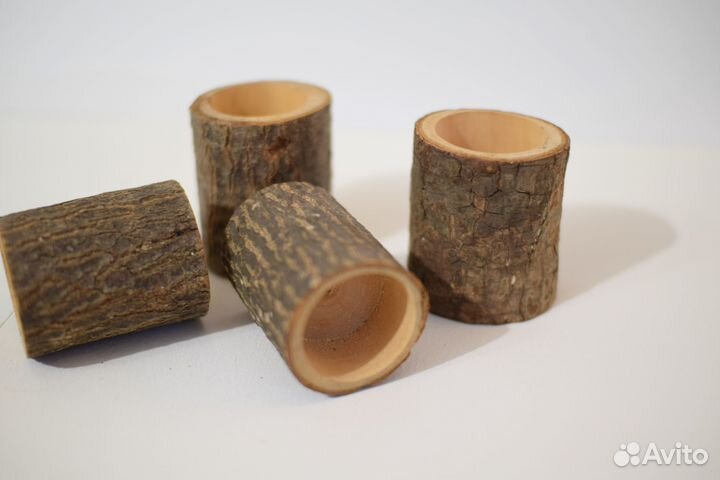 Подсвечник деревянный, сосна