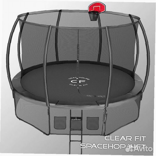 Батут Clear Fit нагрузка 200кг 14Ft