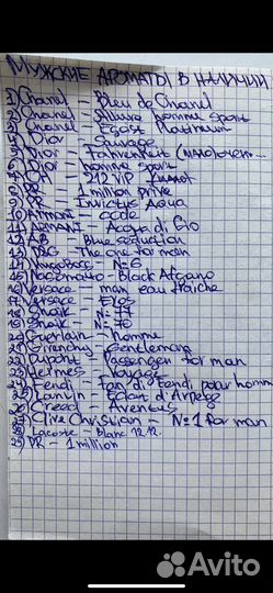 Духи на разлив