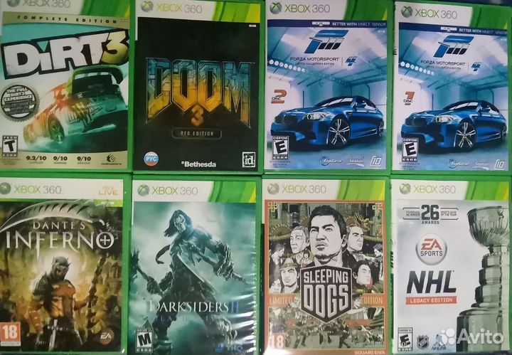 Xbox 360 диски игры