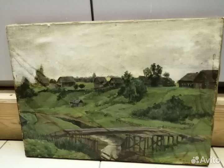 Картина масло, холст СССР 