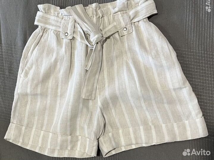 Шорты из льна Mango