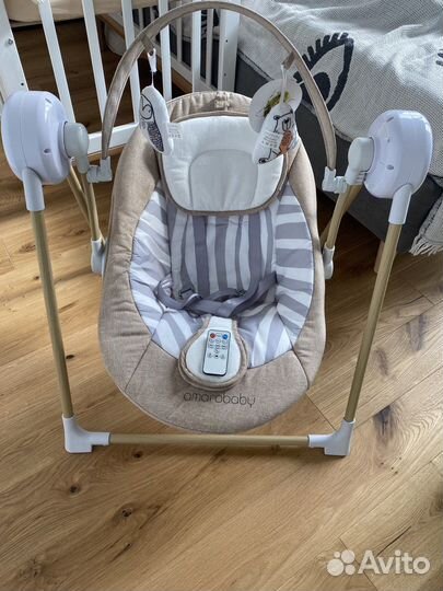 Электрические качели детские amarobaby