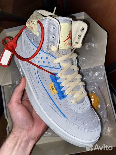 Кроссовки AIR jordan 2 retro SP «union grey FOG»