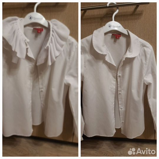 Школьные блузки, юбки, свитер.146