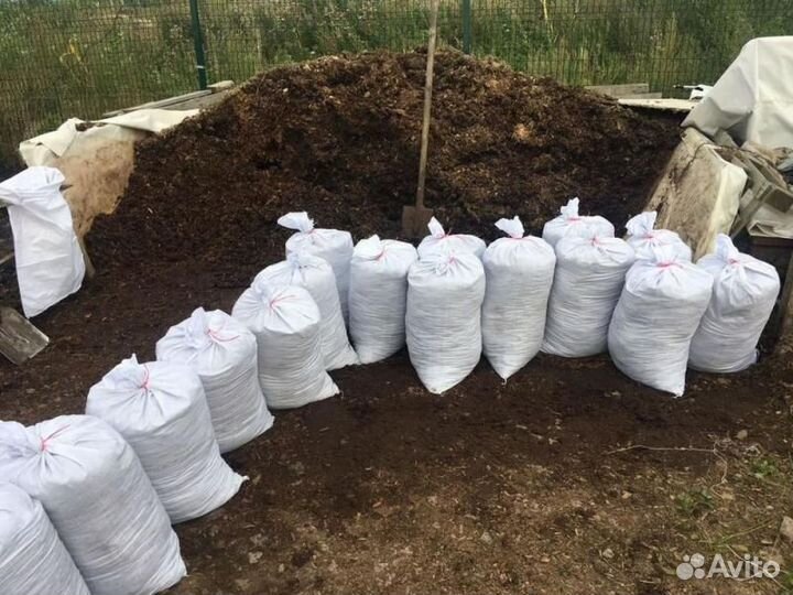 Чернозем перегной торф в мешках,газелью самосвалом