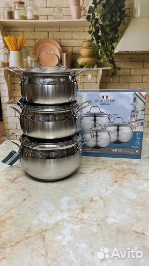 Набор кастрюль новый