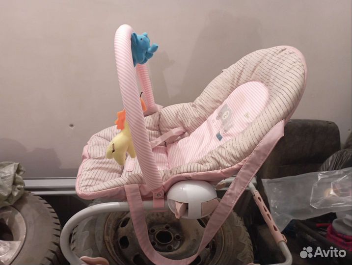 Детские качели шезлонг