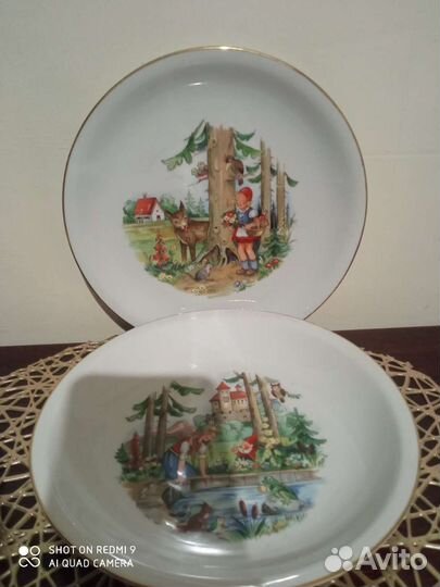 Детский столовый набор гдр