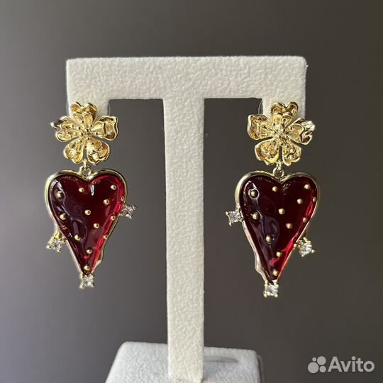 Серьги модные тренд