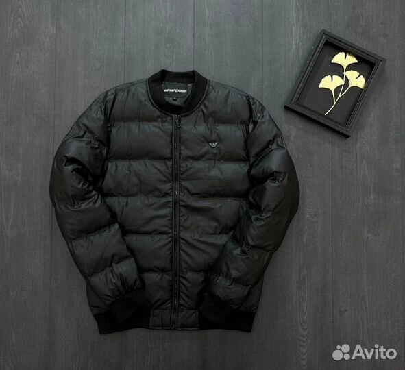 Бомбер мужской, куртка armani